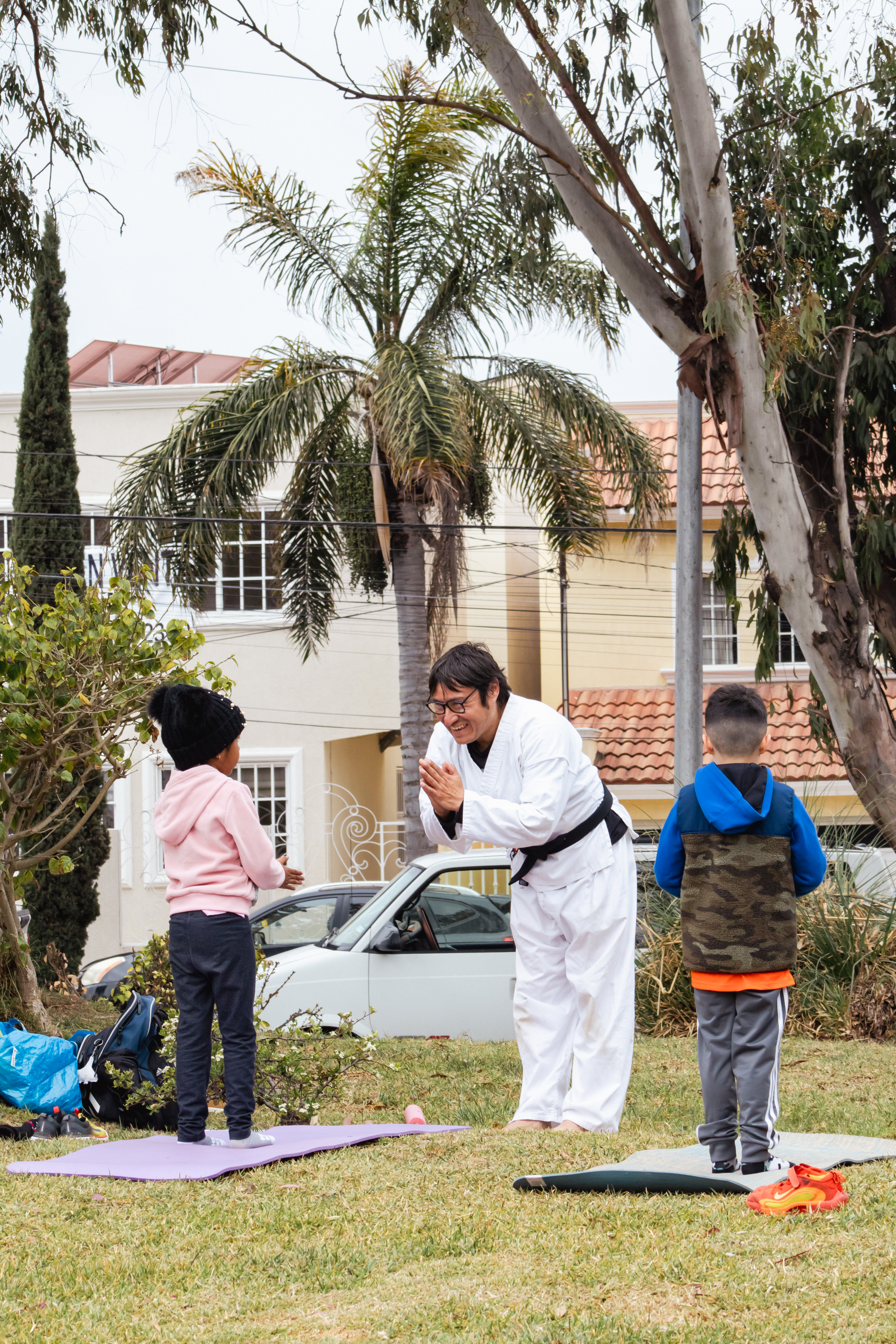 Parque rehabilitado por voluntarios de la comunidad